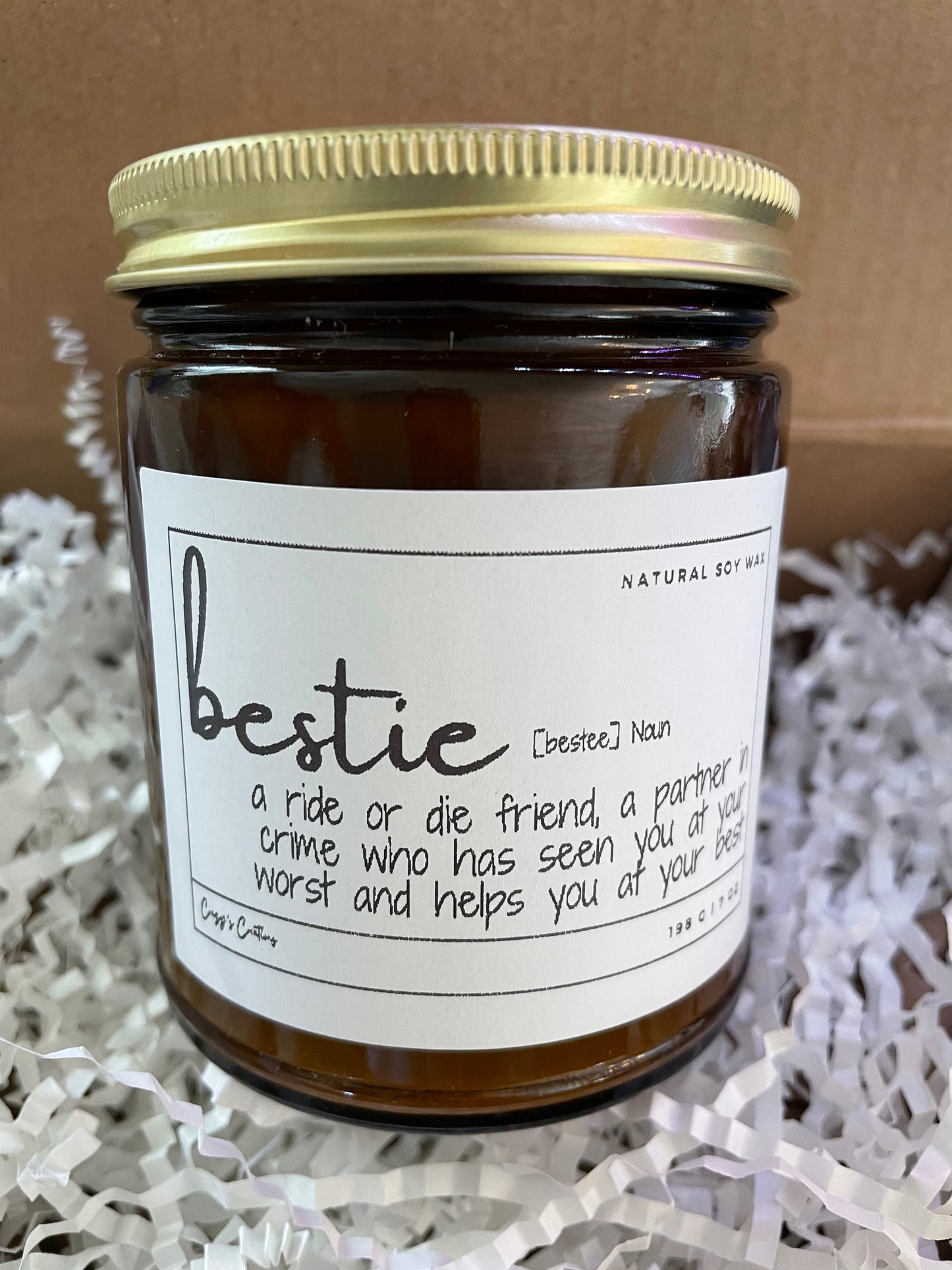 Bestie Gift, Soy Wax Candle, Bestie Candle, Best Friend Gift, Friendship Gifts, Bestie Birthday Gift, Girl Friend Gift, Gifts For Her