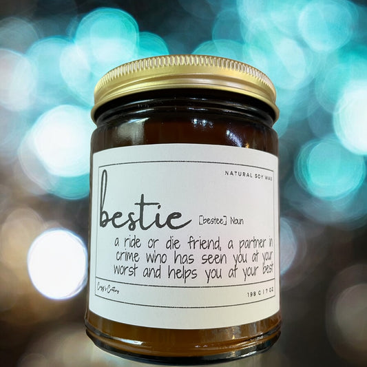 Bestie Gift, Soy Wax Candle, Bestie Candle, Best Friend Gift, Friendship Gifts, Bestie Birthday Gift, Girl Friend Gift, Gifts For Her